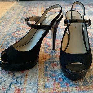 Inc. Black Mary Jane Stilettos